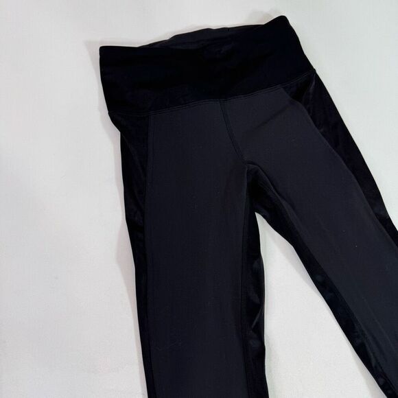 Lululemon Align leggings Womens 4 Black Two Tone Black Full Length Compression - Picture 2 of 11